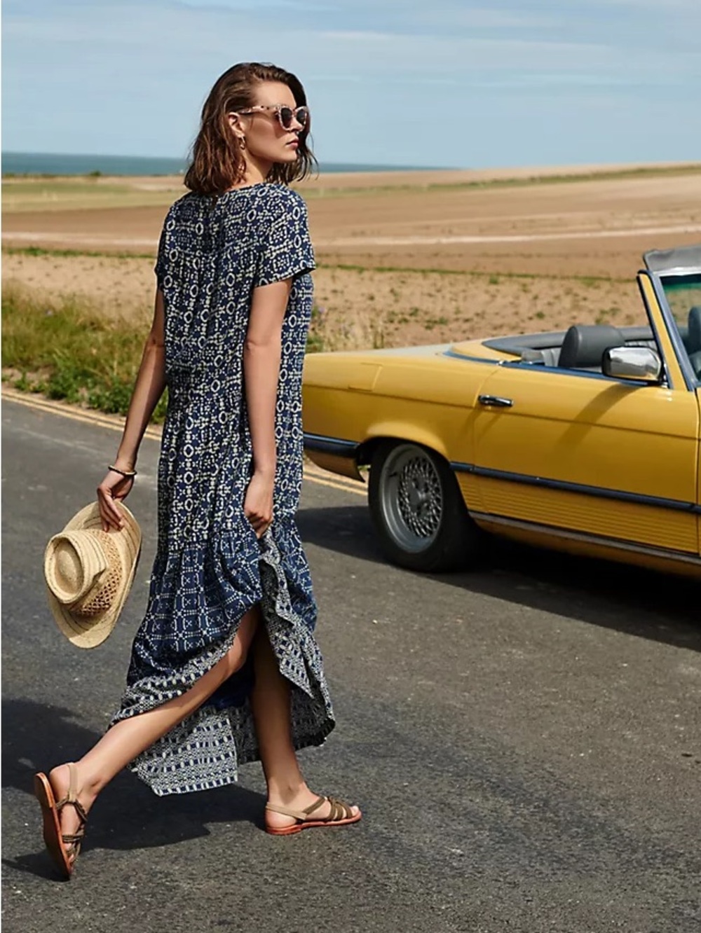Anthropologie Merida Tiered Maxi Dress
